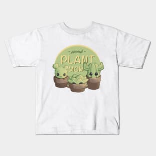 Proud Plant Mom Kids T-Shirt